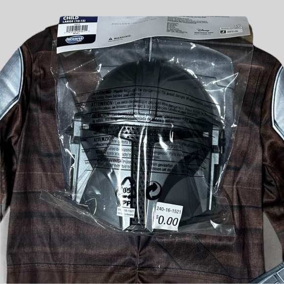 NWT STAR WARS THE MANDALARIAN Kids Costume Size Large - Picture 5 of 6